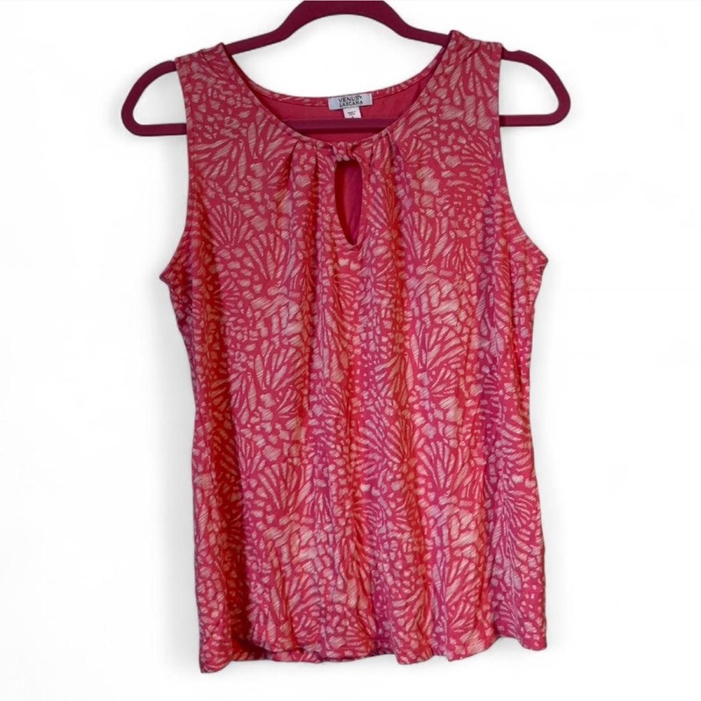 VENUS Pink Patterned Sleeveless Blouse
